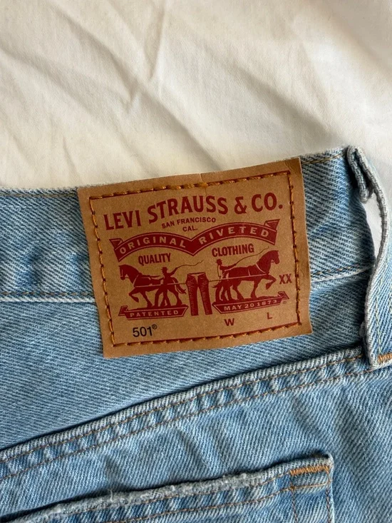 Levi's Women's 501 Shorts - Picture 4 of 5